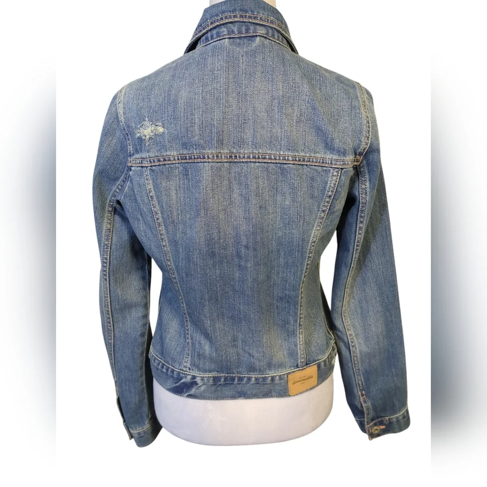 Abercrombie jeans DENIM jacket kids Xl ( 16)
